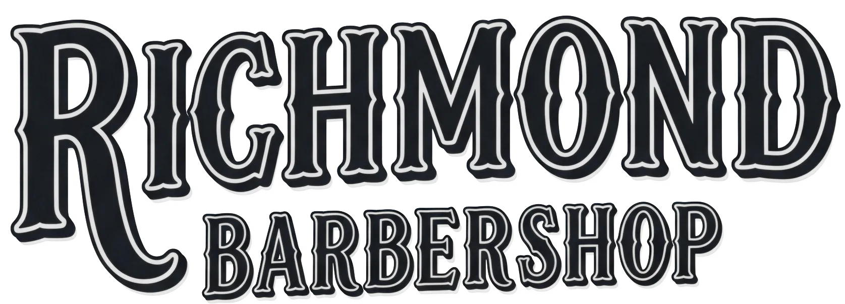 Richmond barbershop logo